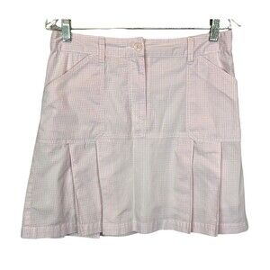Daily Women Pleated Golf Skort  Women's Size 8  Pink Print